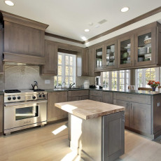Kitchen in remodeled home